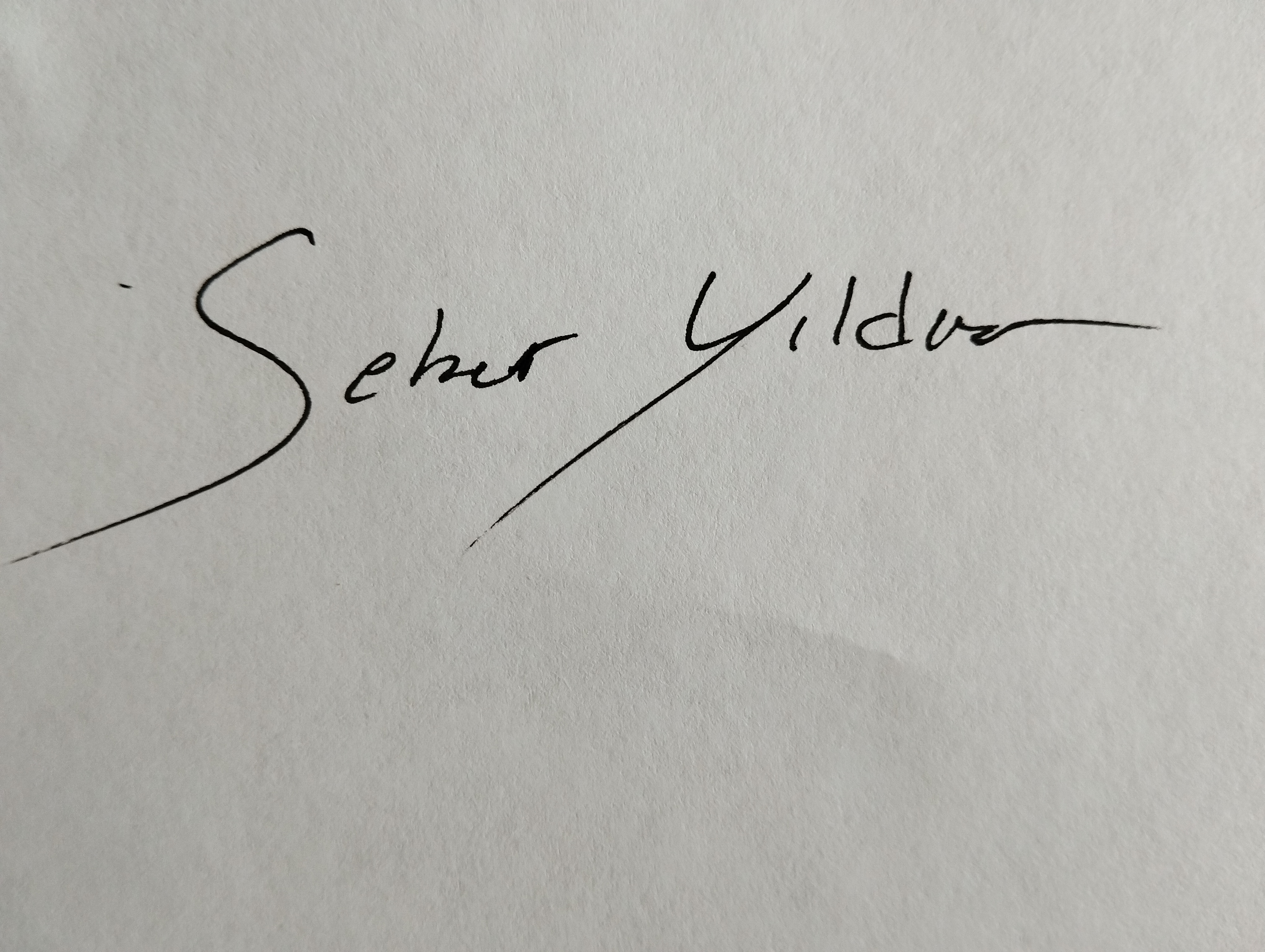 Seher Yıldız İmzası