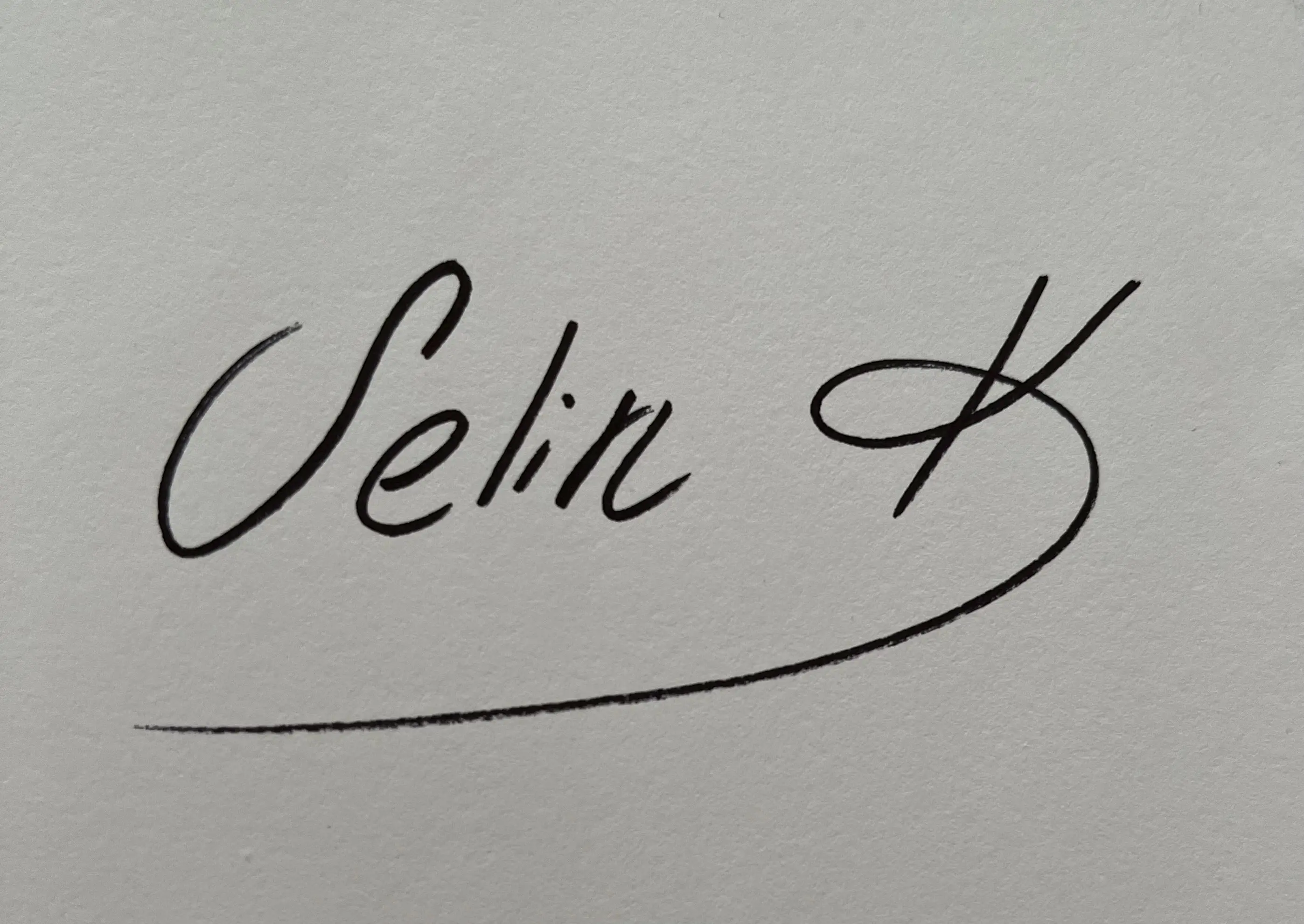 Selin karaoğlan İmzası