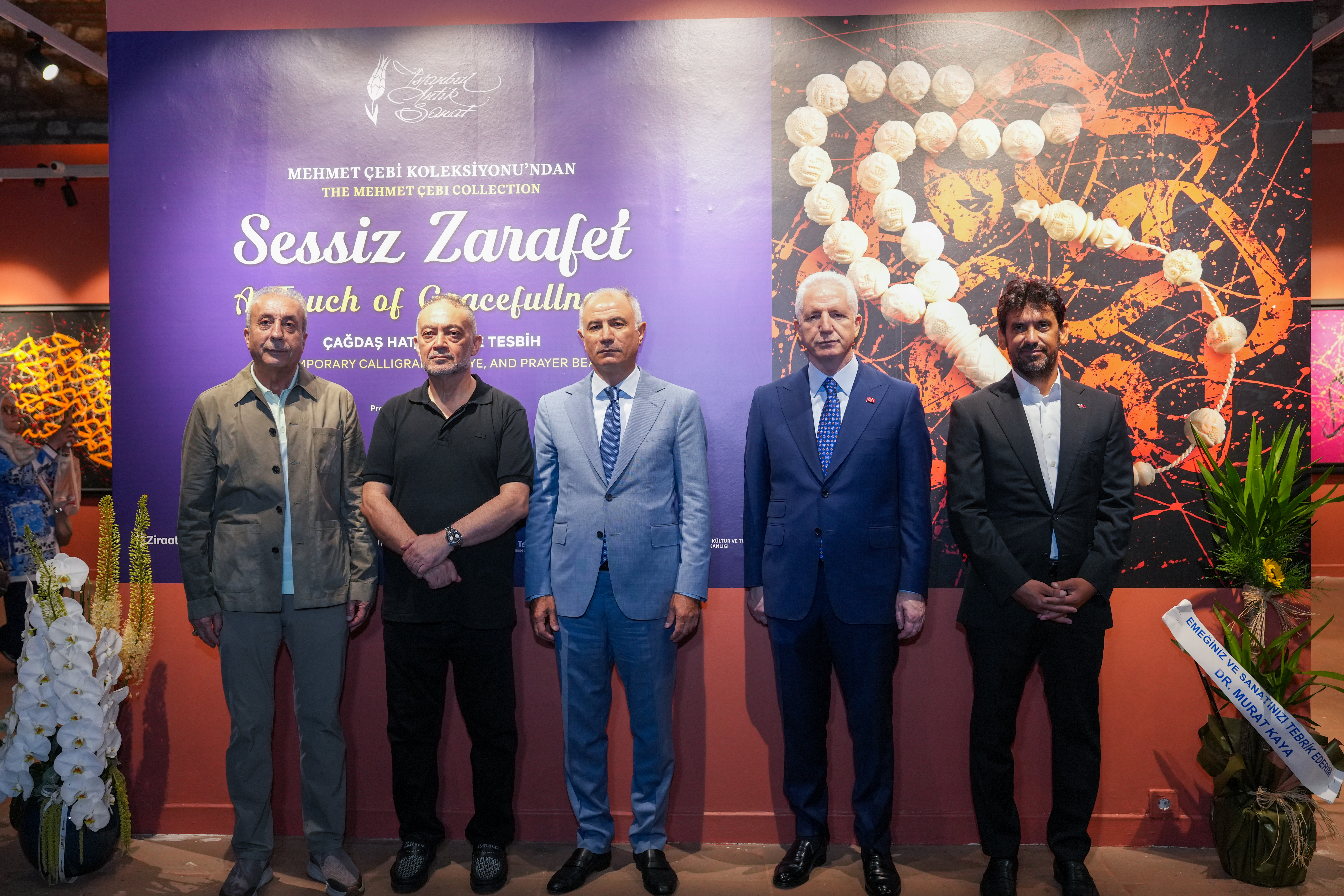 Koleksiyoner Mehmet Çebi’nin “Sessiz Zarafet” Sergisi Tophane-i Âmire Kültür ve Sanat Merkezi’nde Açıldı