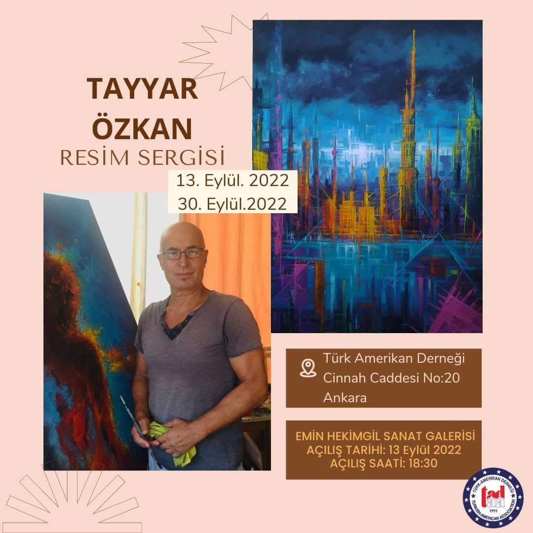 Ankara Türk-Amerikan Derneği Galeri'de solo sergi.