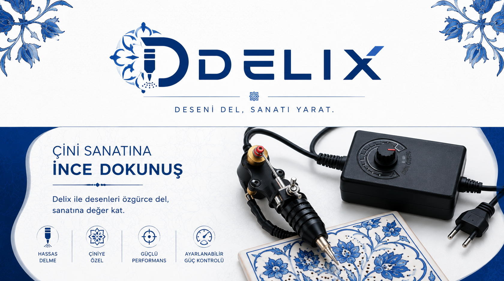 DELIX – Çini Desen Delme Makinesi