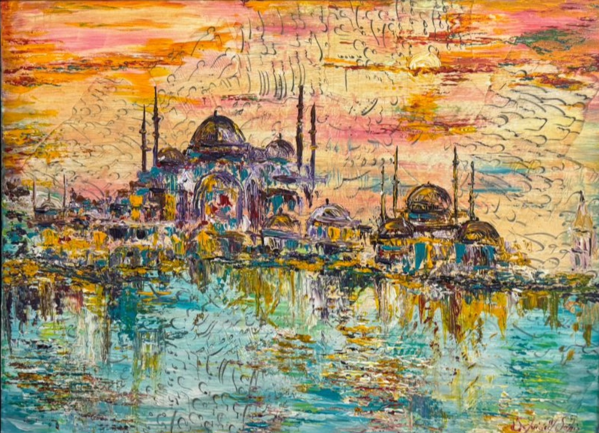 Ayasofya’da Su Üstüne Yazı Yazmak