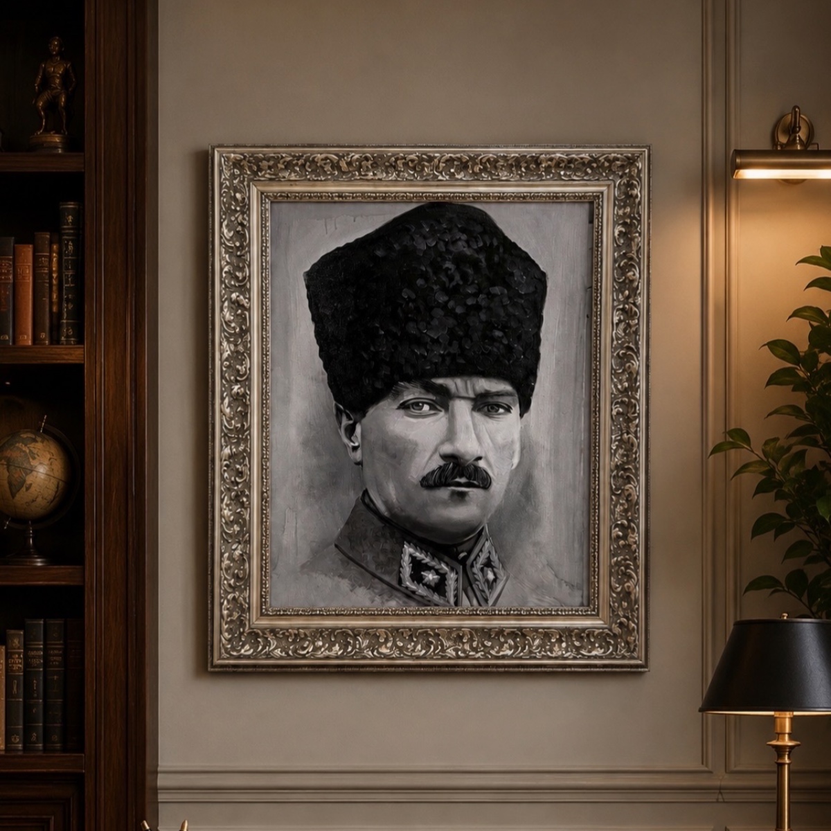 ORJİNAL YAĞLI BOYA ATATÜRK TABLO