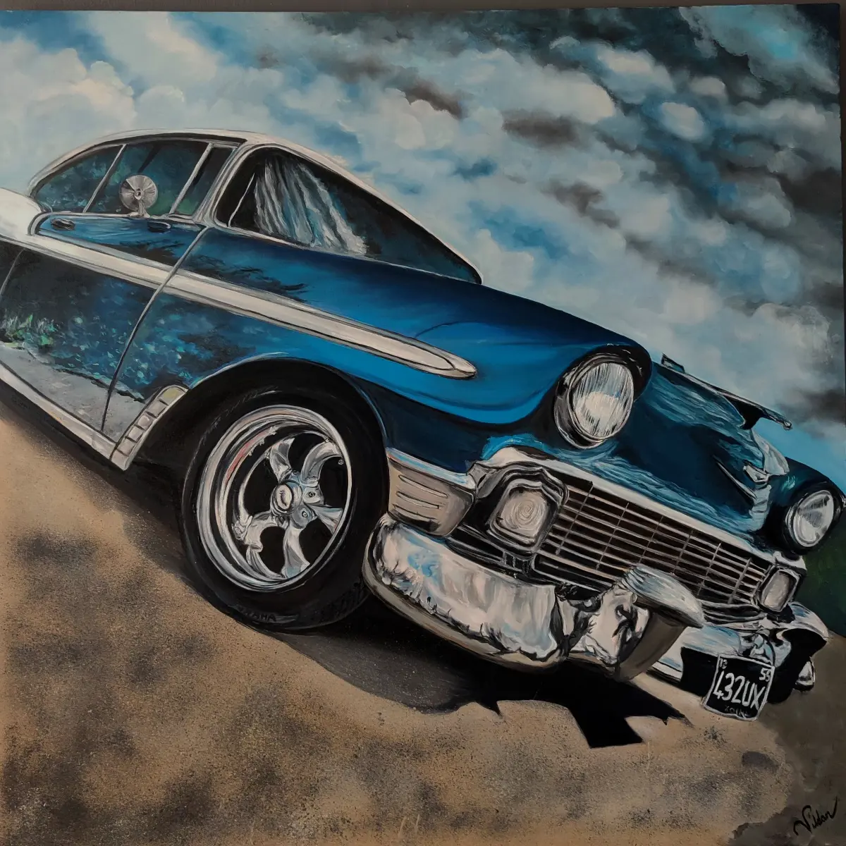 Mavi Chevrolet 