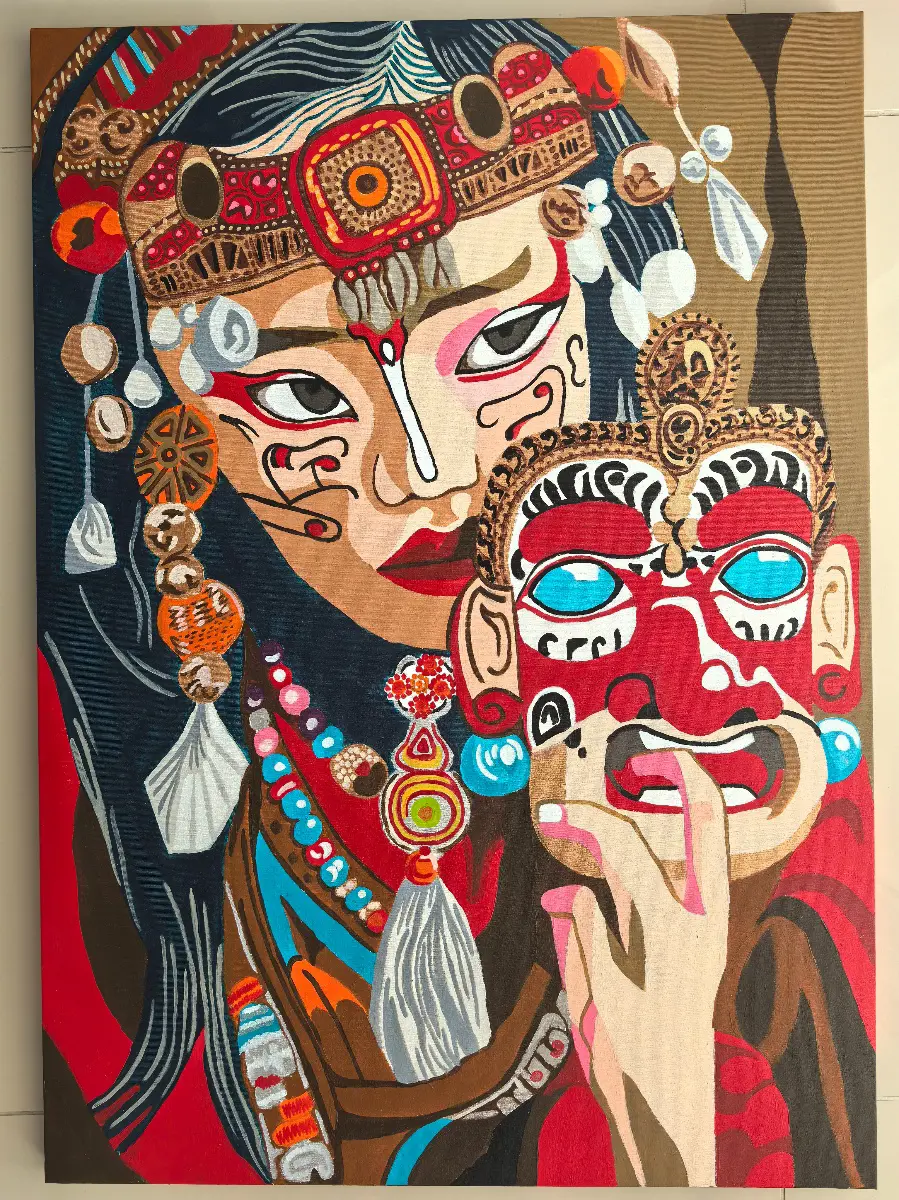 Behind the mask