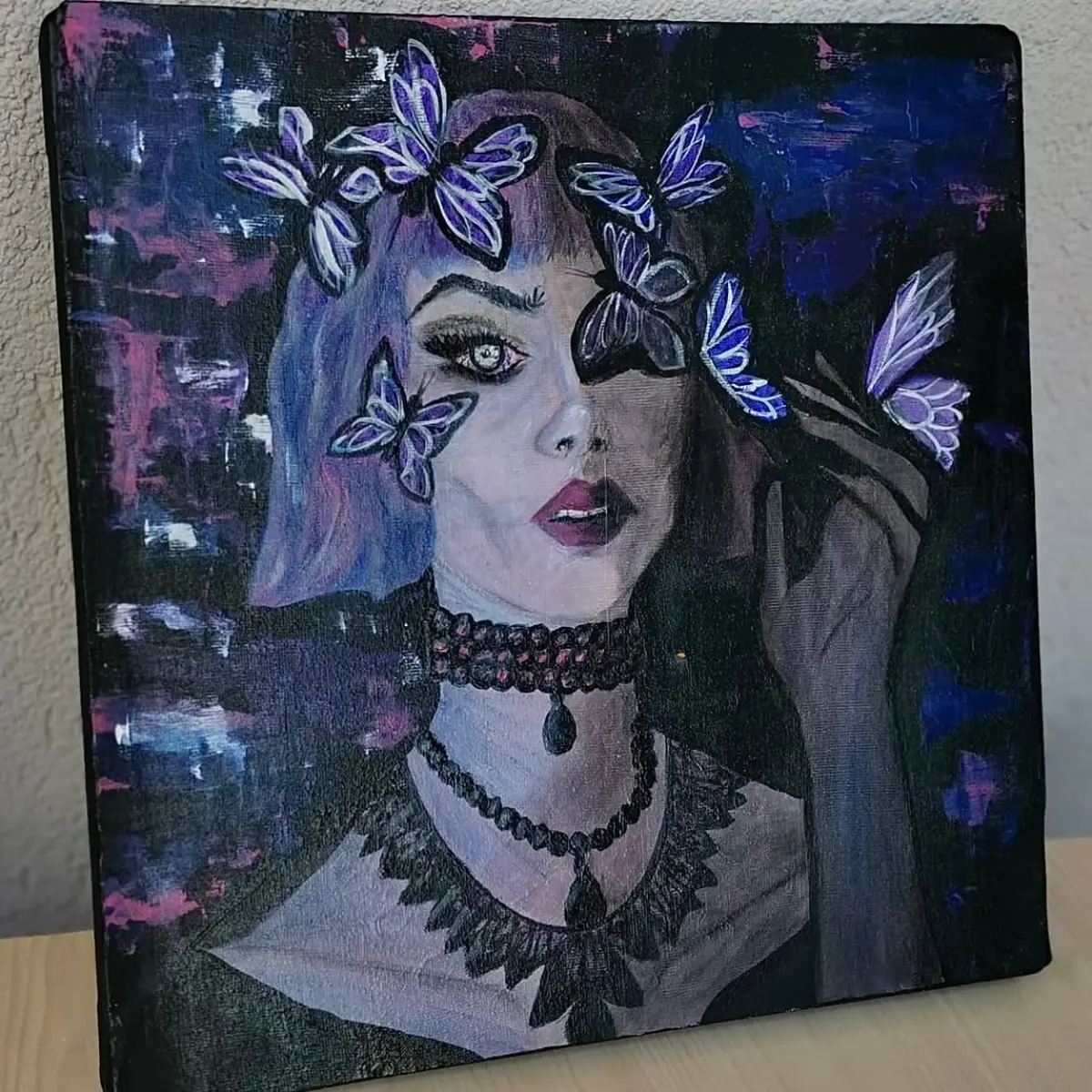 “Metamorphosis of the Soul” | Acrylic on Canvas, 30x30 cm