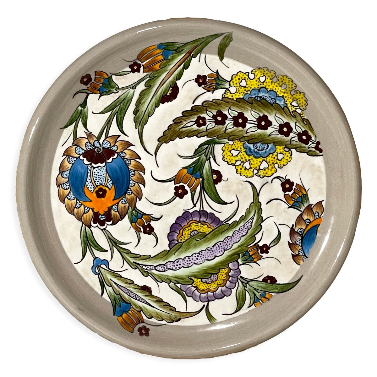 60- Renklerin Duası "Tefekkür" Bitkisel Motif