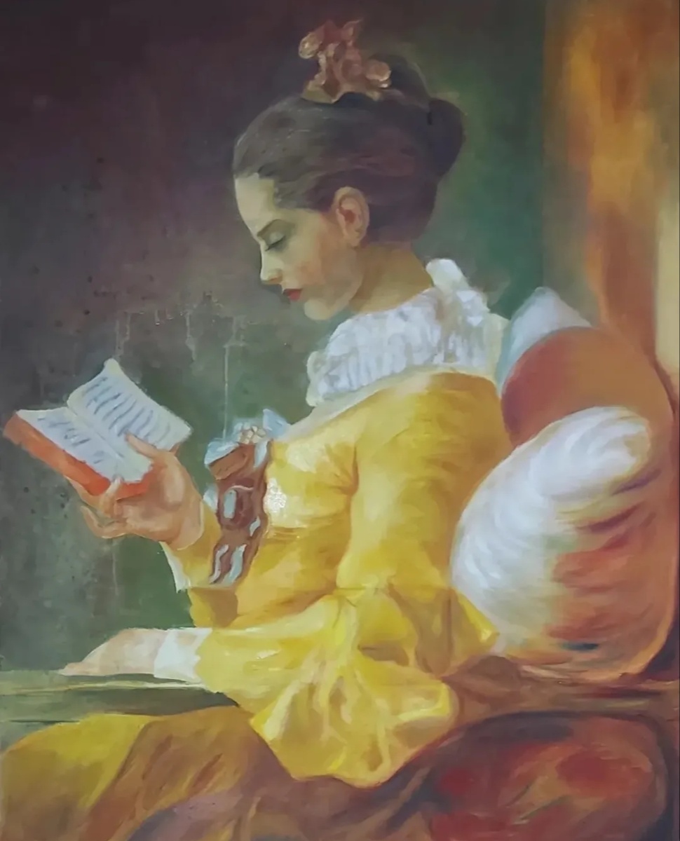Kitap okuyan kız