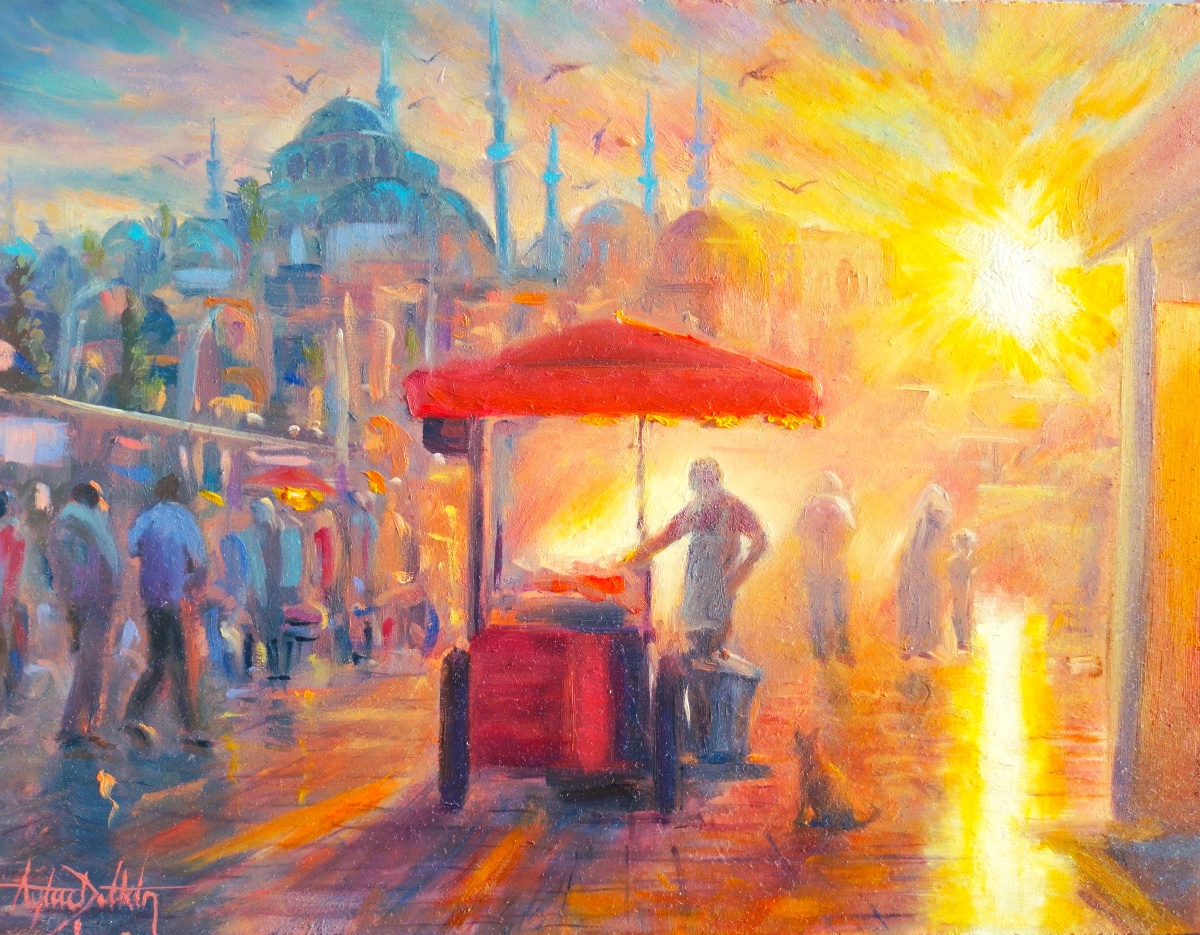 İstanbuldan akşamüstü izlenimi